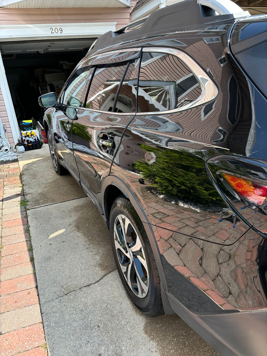 This Subaru Outback is on a monthly detail schedule. 