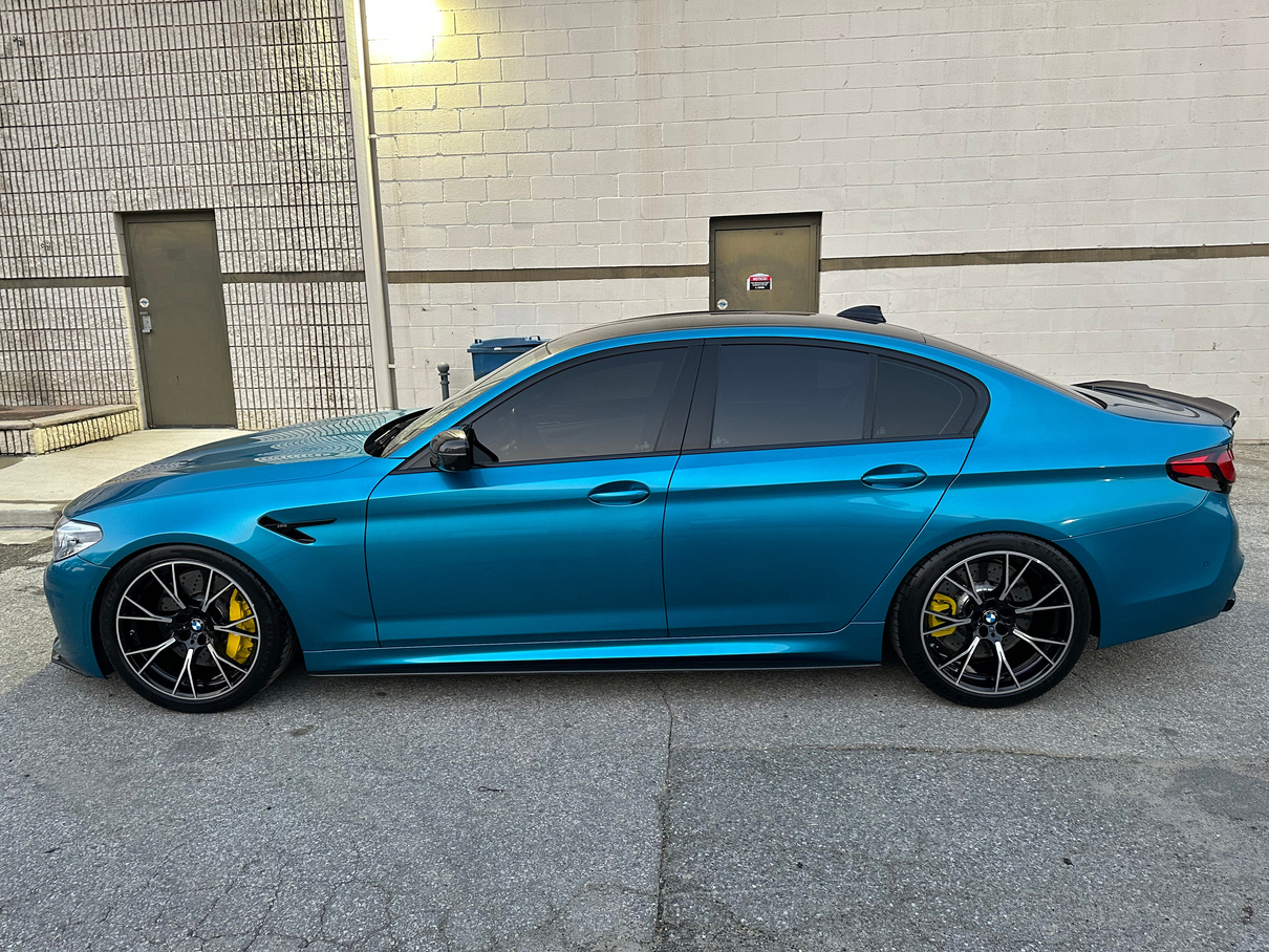 This BMW M5 received a premium exterior detail.