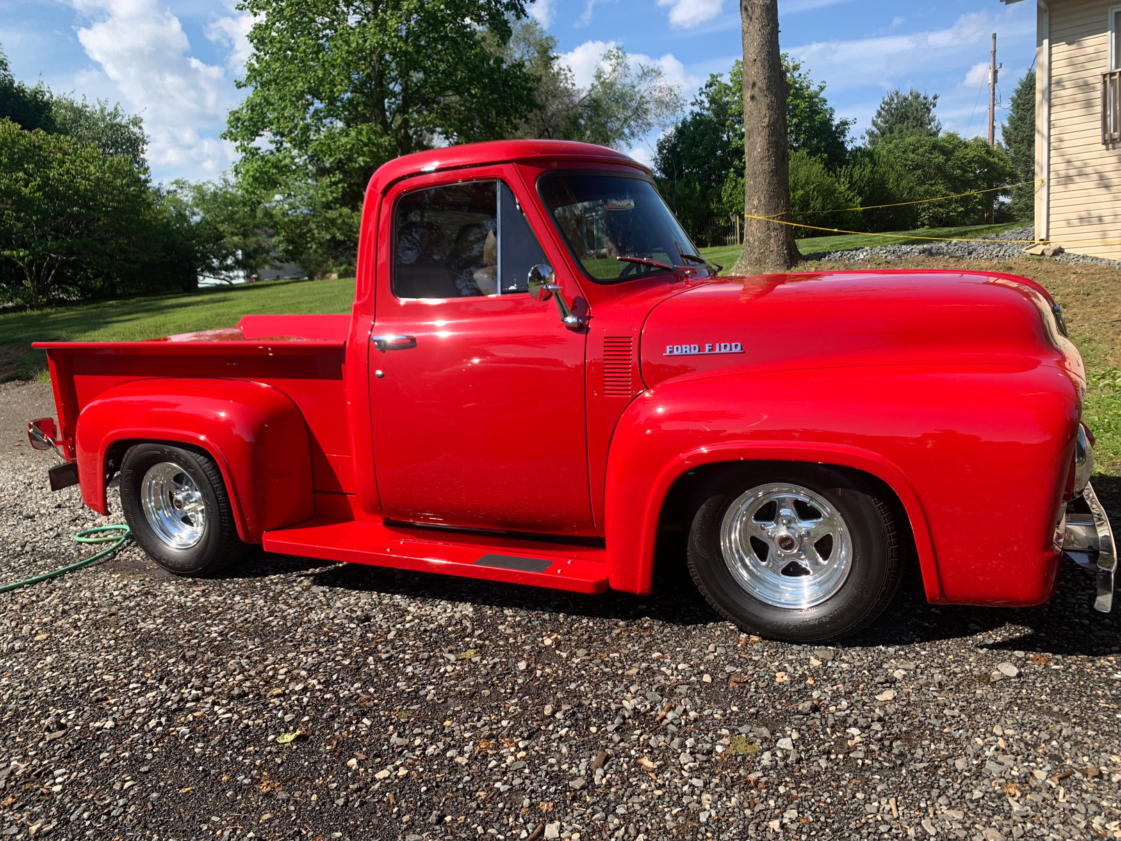 This old school Ford F-100 received a premium exterior detail.