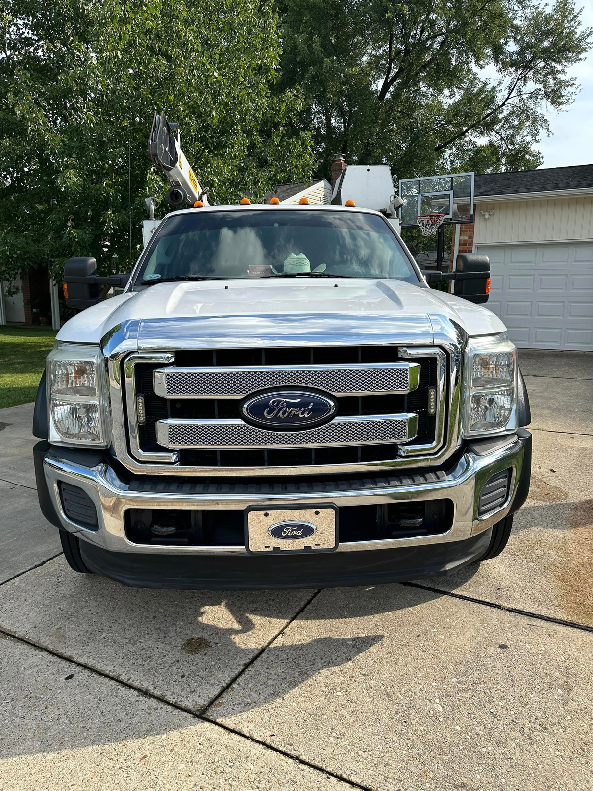 This Ford F-550 work truck is on a monthly detail schedule.