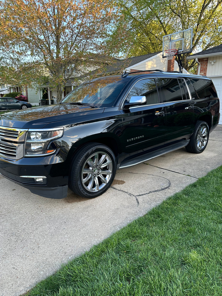 This Chevy Suburban received a premium exterior and basic interior detail.